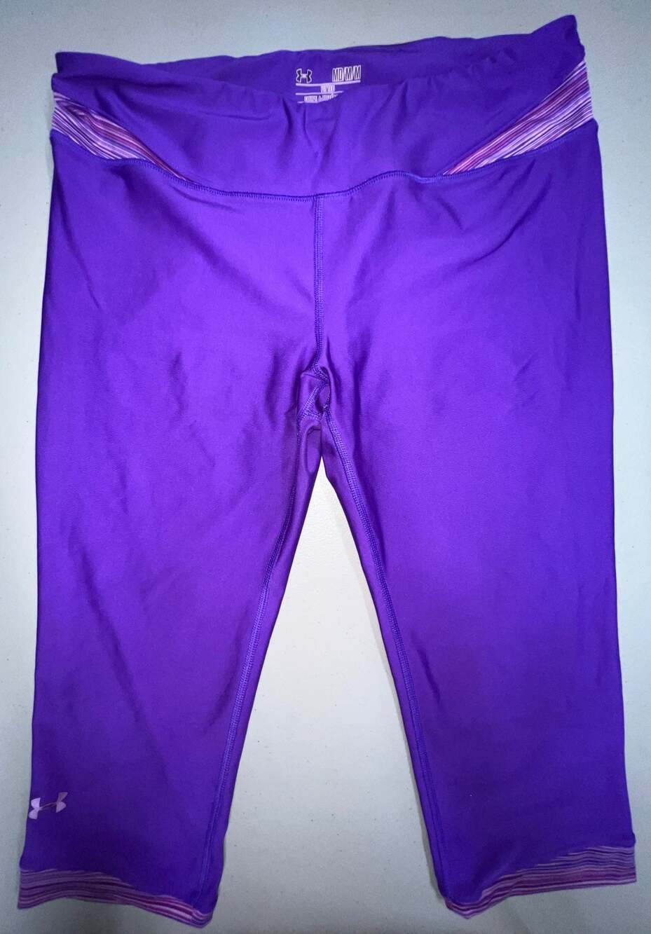 Under Armour Compression Crop Pants Purple M